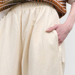 Natural Wol Hide Wide Twill Trouser