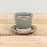 WRF Lab Ceramics Small Planter in Ash Blue Grey Glaze