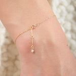 14K Gold Clasp with small pearl 