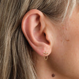 WWAKE Jewelry Earrings Diamond Linn Earring 14K Yellow Gold / Single