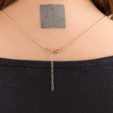 WWAKE Jewelry Necklaces Gold Tube Chain Necklace