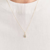 WWAKE Jewelry Necklaces One Pendant Necklace 14K Yellow Gold / 18" Chain