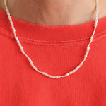 WWAKE Jewelry Necklaces Pearl Collage Necklace