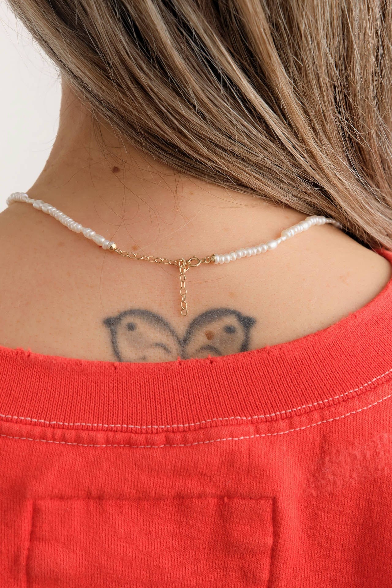 WWAKE Jewelry Necklaces Pearl Collage Necklace