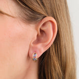 WWAKE Jewelry Earrings Sapphire Flow Hoops Sapphire / Pair