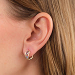 WWAKE Jewelry Earrings Sapphire Flow Hoops Sapphire / Pair