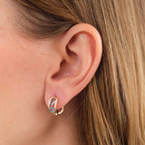 WWAKE Jewelry Earrings Sapphire Flow Hoops Sapphire / Pair