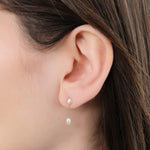WWAKE Jewelry Earrings Short Pearl Shower Earring Pearl / Single