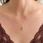 WWAKE Jewelry Necklaces Ten Pendant Necklace 14K Yellow Gold / 18" Chain