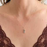 WWAKE Jewelry Necklaces Ten Pendant Necklace 14K Yellow Gold / 18" Chain