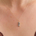 WWAKE Jewelry Necklaces Ten Pendant Necklace 14K Yellow Gold / 18" Chain