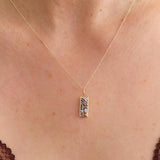 WWAKE Jewelry Necklaces Ten Pendant Necklace 14K Yellow Gold / 18" Chain