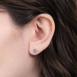 WWAKE Tri Opal and Diamond Earring
