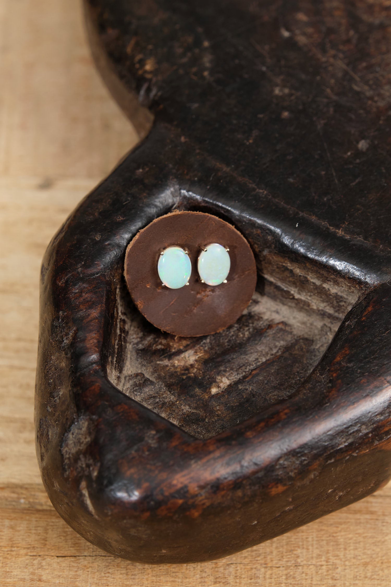 WWAKE XL Opal Stud Earrings