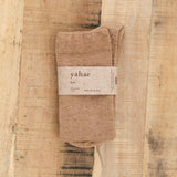 Yahae Accessories Socks and Tights Kan Organic Cotton Yak Knee Socks Brown / Small