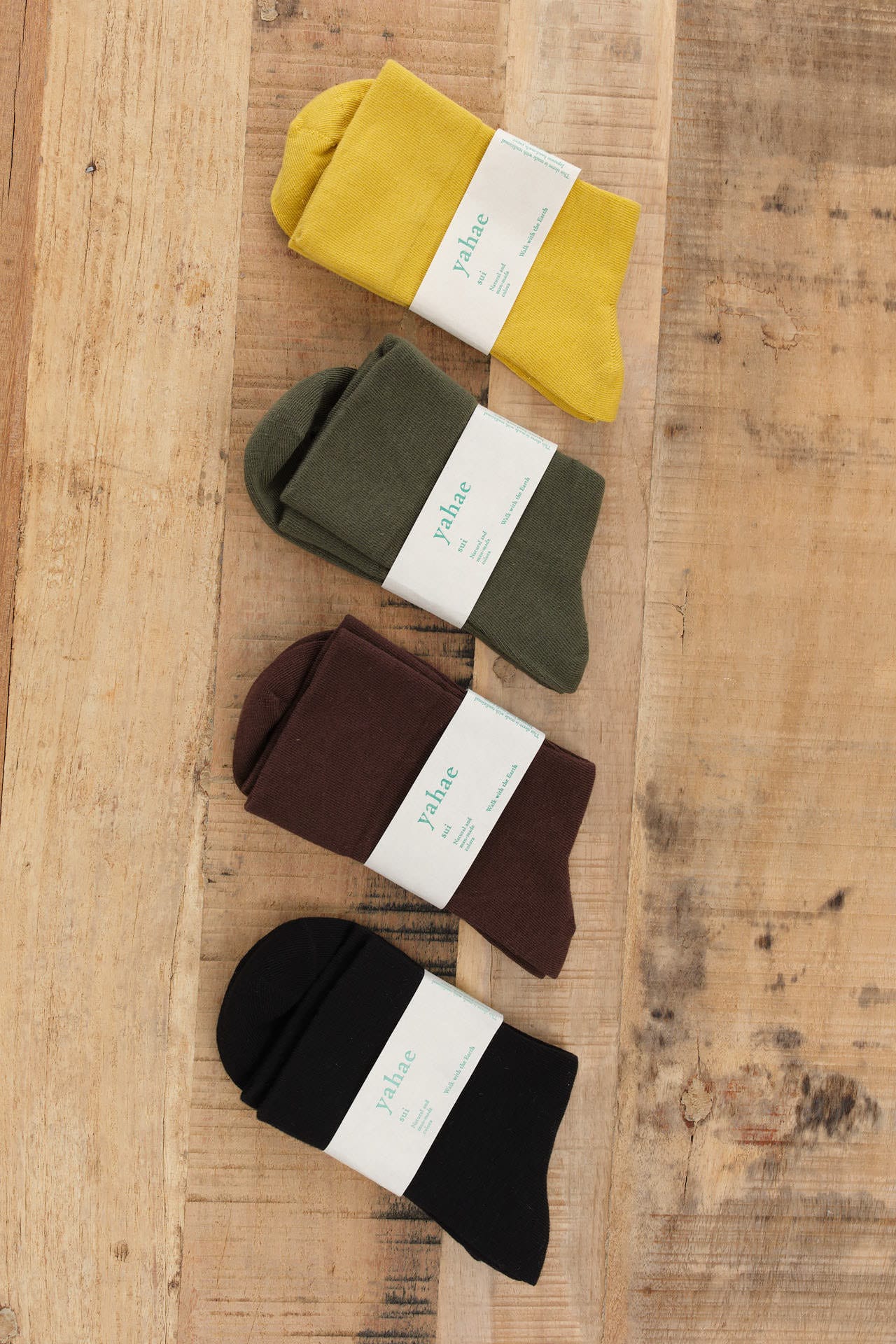 Yahae Accessories Socks and Tights Sui Organic Cotton Plain Socks