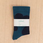 Yahae Accessories Socks and Tights Sui Natural Dot Organic Cotton Socks Green / Small