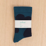 Yahae Accessories Socks and Tights Sui Natural Dot Organic Cotton Socks Green / Small