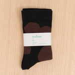 Yahae Accessories Socks and Tights Sui Natural Dot Organic Cotton Socks Black / Small