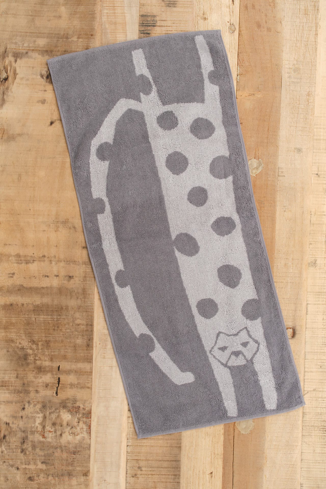 Yoshii Home Bath Towels Animal Hand Towel Cat Grey / 32" L X 14.25" W