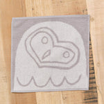 Yoshii Home Bath Towels Animal Washcloth Owl Grey / 10" L X 10.5" W
