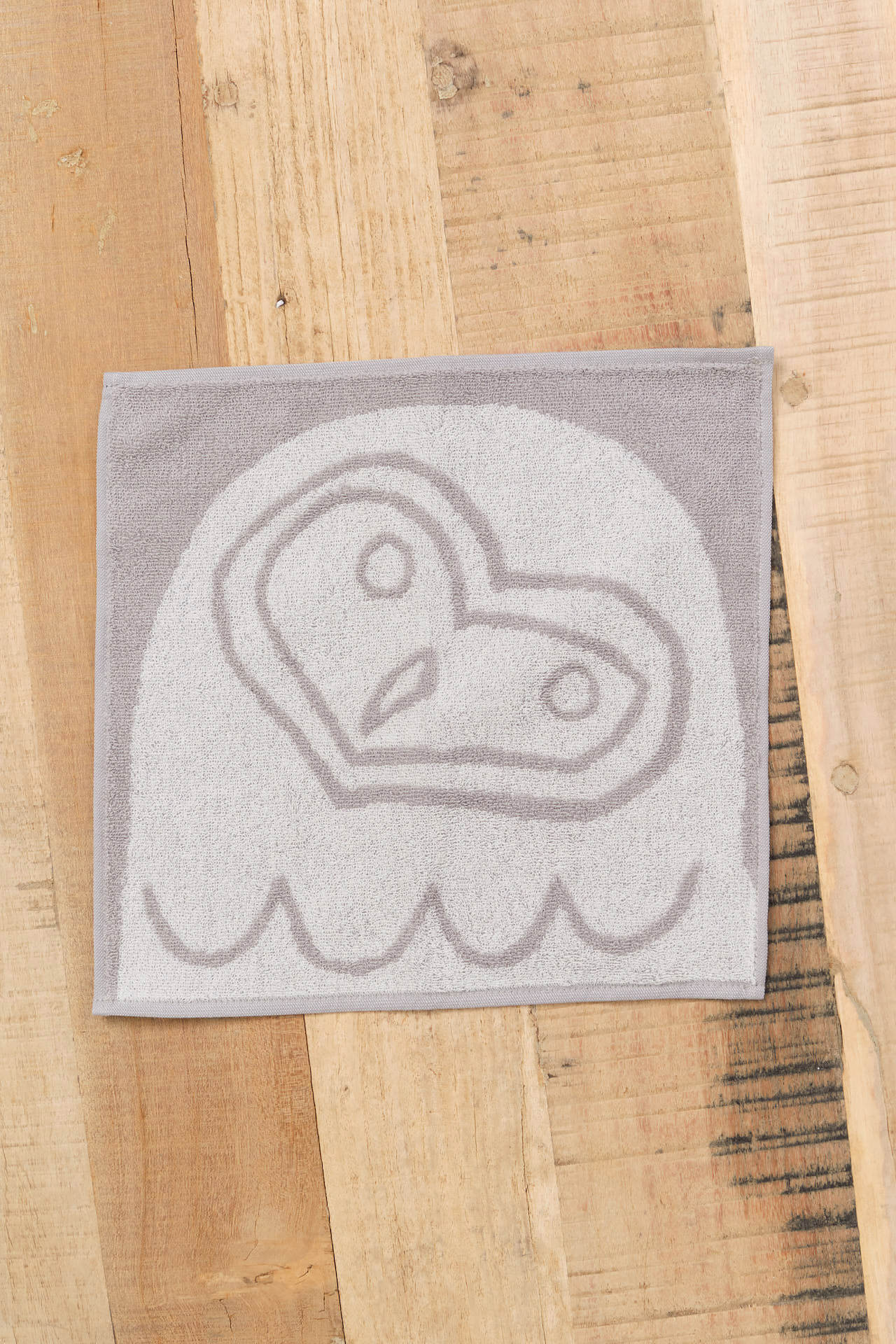 Yoshii Home Bath Towels Animal Washcloth Owl Grey / 10" L X 10.5" W