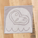 Yoshii Home Bath Towels Animal Washcloth Owl Grey / 10" L X 10.5" W