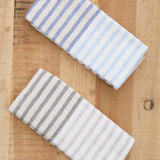Yoshii Home Bath Towels Linen Border Hand Towel