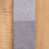 Yoshii Home Bath Towels Two-Tone Chambray Hand Towel Black / 31.5" L X 13" W