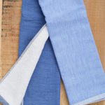 Yoshii Home Bath Towels Two-Tone Chambray Hand Towel