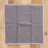 Yoshii Home Bath Towels Two-Tone Chambray Washcloth