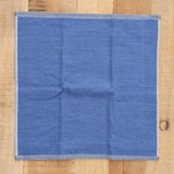Yoshii Home Bath Towels Two-Tone Chambray Washcloth