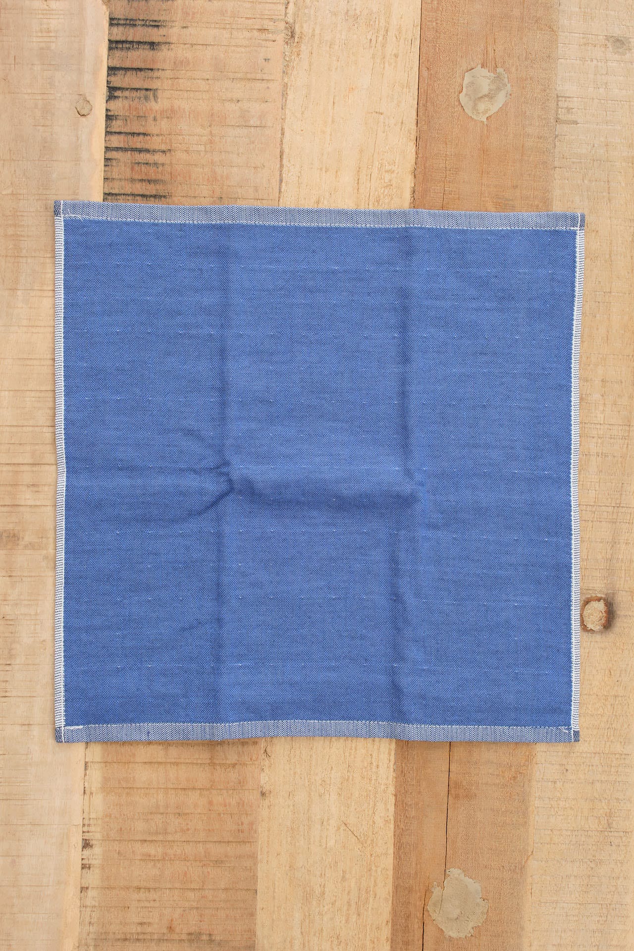 Yoshii Home Bath Towels Two-Tone Chambray Washcloth