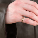 Young In The Mountains Jewelry Rings Amell Pinky Ring Montana Sapphire / 4