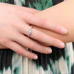 Young In The Mountains Jewelry Rings Anja Ring in Madison Blue Agate 14K Yellow Gold / 8