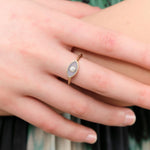 Young In The Mountains Jewelry Rings Anja Ring in Madison Blue Agate 14K Yellow Gold / 8