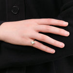 Young In The Mountains Jewelry Rings Appolo Ring in Double Montana Sapphire 14K Yellow Gold / 4.5