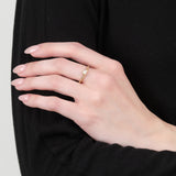 Young in the Mountains Asahi Solitaire Ring in Gold and Diamond