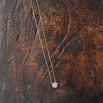 Young In The Mountains Jewelry Necklaces Asscher Slide Pendant Necklace in Montana Sapphire 14K Yellow Gold / 16" Chain