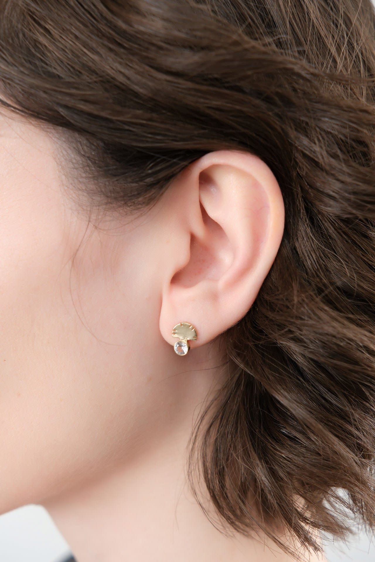 Young In The Mountains Jewelry Earrings Colorado White Topaz Aquilla Stud Earrings White Topaz / Pair