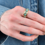 Young In The Mountains Jewelry Rings Composition No. 9 Inlay Ring White Diamond / 10.5