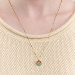 Young In The Mountains Jewelry Necklaces Cost Capsule Necklace 14K Yellow Gold / 22" Chain