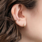 Young In The Mountains Jewelry Earrings El Dorado Huggie Earrings 14K Yellow Gold / Pair