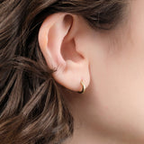Young In The Mountains Jewelry Earrings El Dorado Huggie Earrings 14K Yellow Gold / Pair