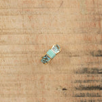 Young In The Mountains Jewelry Rings Feronia Inlay Band Ring in Broken Arrow Turquoise 14K Yellow Gold / 6.75