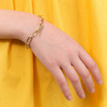 Young In The Mountains Jewelry Bracelets Helena Toggle Bracelet 14K Yellow Gold / 7" Chain
