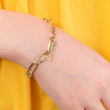Young In The Mountains Jewelry Bracelets Helena Toggle Bracelet 14K Yellow Gold / 7" Chain
