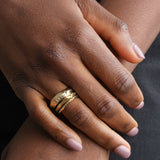 Young In The Mountains Jewelry Rings Large Helena Ring 14K Yellow Gold / 8