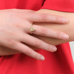 Young In The Mountains Jewelry Rings Khayma Diamond Ring 14K Yellow Gold / 7.5