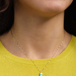 Young in the Mountains Kingman Turquoise Keel Necklace